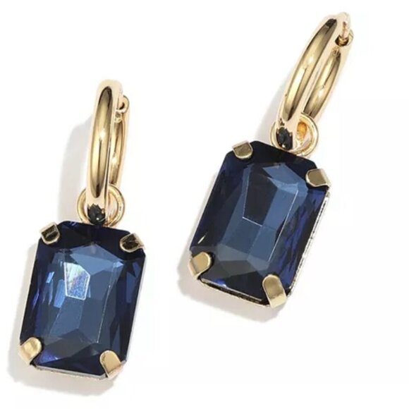 Unwritten Earrings Multi-Color Glass Mix and Match Hoop Interchangeable Set NIB - Picture 5 of 7